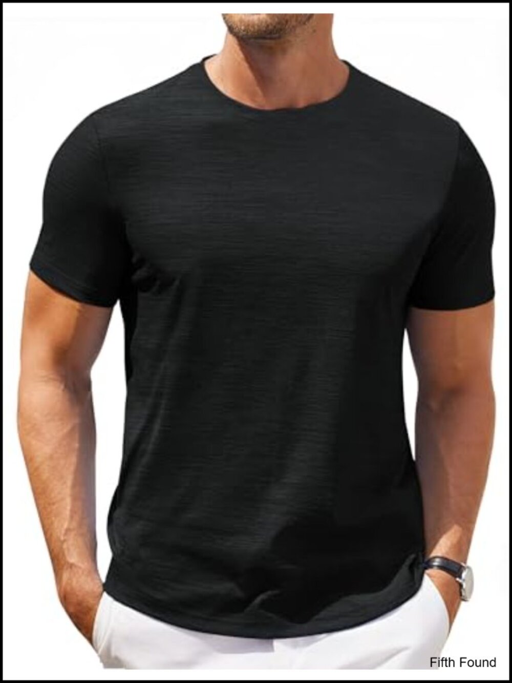Men's Classic Crew Neck Short Sleeve T-Shirt Casual Basic Tee Lightweight